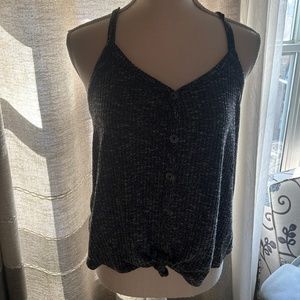 Grey tank with buttons